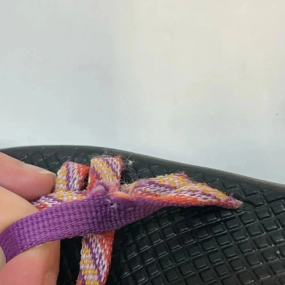 Chaco ZX/2 Vibram Unaweep Hiking Sandals Women’s size 10 Pink Toe Loop Strappy - Picture 6 of 8